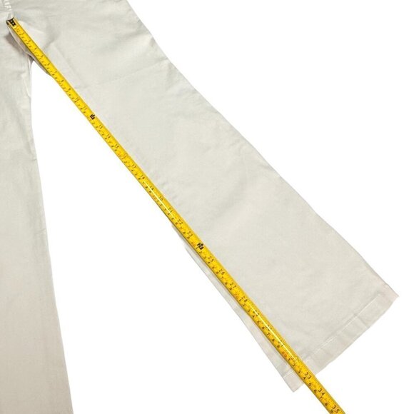 Dolce & Gabbana Vintage Cream Cotton Twill Mid-Rise Slacks Pants Sz. 8 - Picture 11 of 16